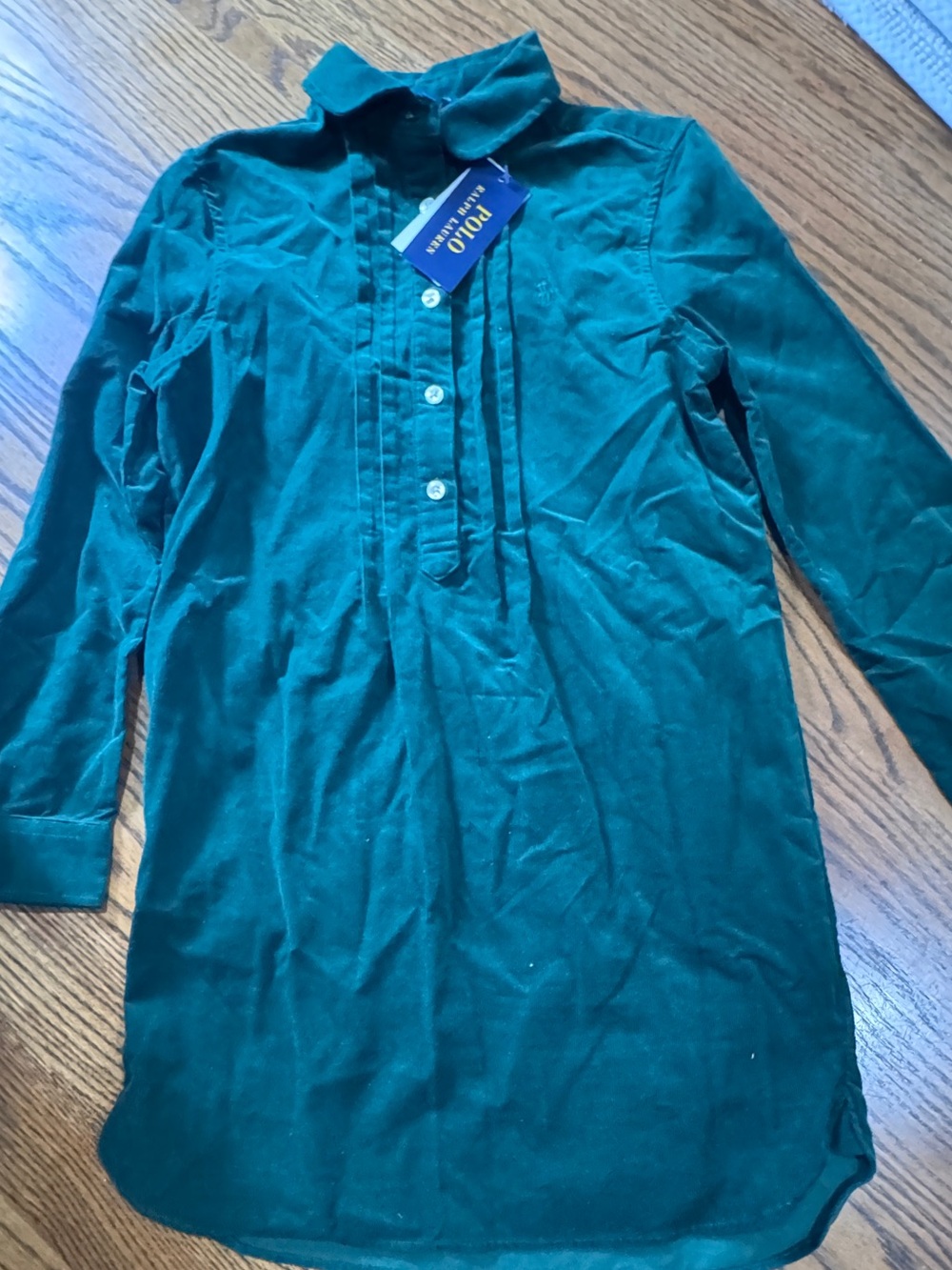 Polo by Ralph Lauren Emerald Green Long Sleeve Tunic